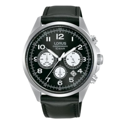 часовник,часовници,lorus,watches,sports,chronograph,43,mm,watch,silver,(black)