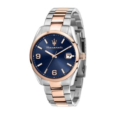часовник,часовници,maserati,attrazione,43,mm,3h,br,ss+rg,watch,golden,(rose,gold)