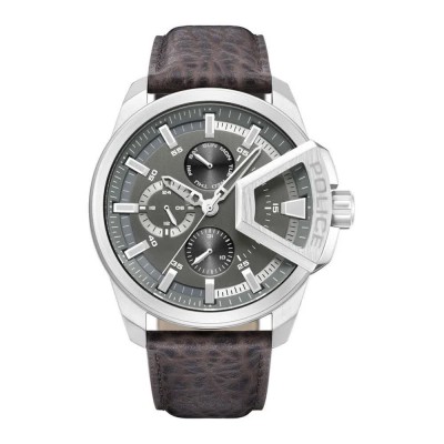 часовник,часовници,police,underlined,watch,brown,(silver)