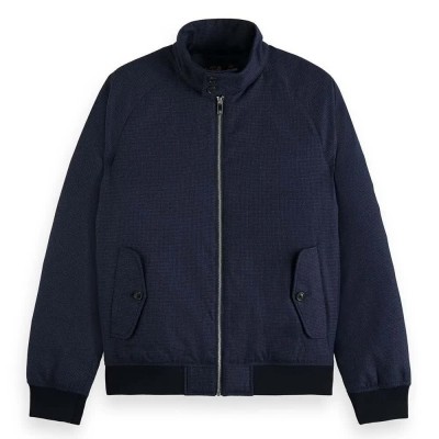 яке,мъжки,якета,scotch,&,soda,174381,bomber,jacket,black,(night,mini,check)