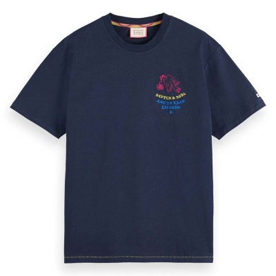 тениска,мъжки,тениски,scotch,&,soda,174584,short,sleeve,t,shirt,blue