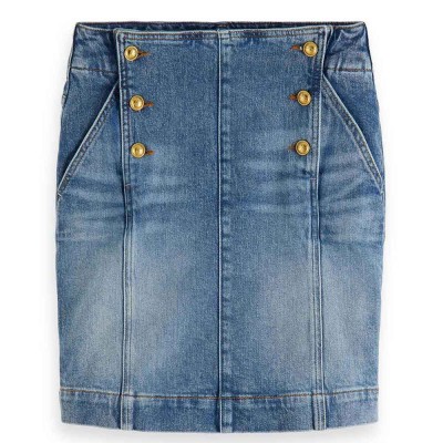 пола,дамски,поли,и,рокли,scotch,&,soda,175025,denim,skirt,blue