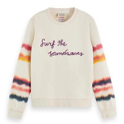 блуза,дамски,блузи,scotch,&,soda,175210,sweatshirt,beige