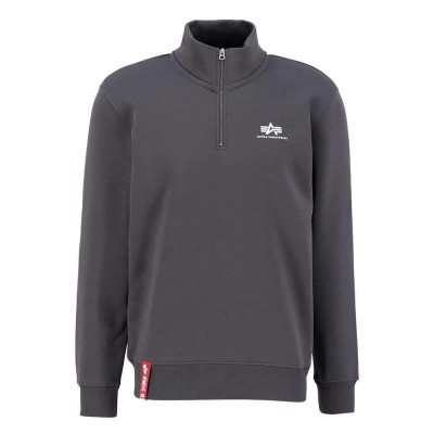 блуза,мъжки,пуловери,alpha,industries,108308,half,zip,sweatshirt,grey,(grey)