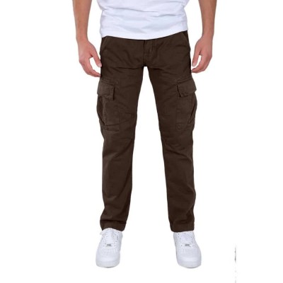 панталони,мъжки,панталони,alpha,industries,agent,cargo,pants,brown