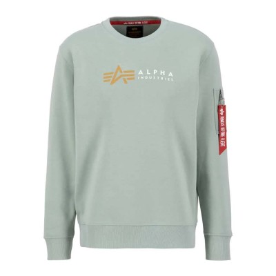 блуза,мъжки,пуловери,alpha,industries,alpha,label,sweatshirt,green