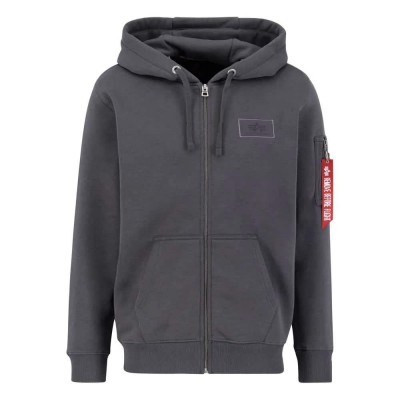 суичър,мъжки,пуловери,alpha,industries,back,print,zip,hoodie,grey
