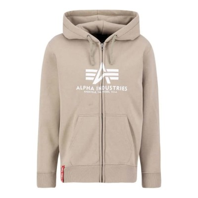 блуза,мъжки,пуловери,alpha,industries,basic,full,zip,sweatshirt,beige