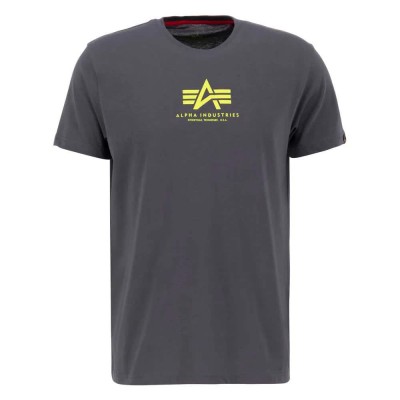 тениска,мъжки,тениски,alpha,industries,basic,ml,short,sleeve,t,shirt,grey,(grey)