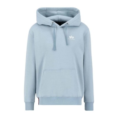 суичър,мъжки,пуловери,alpha,industries,basic,small,logo,hoodie,grey