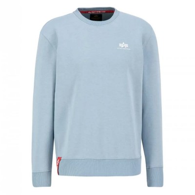 блуза,мъжки,пуловери,alpha,industries,basic,small,logo,sweatshirt,grey