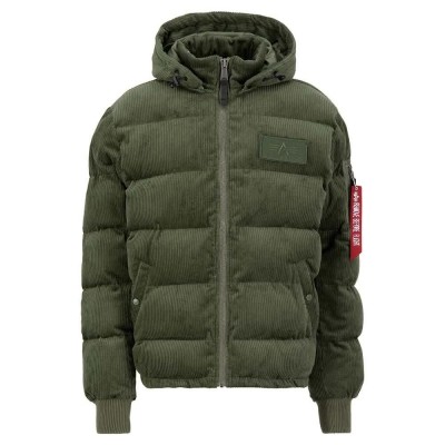 яке,мъжки,якета,alpha,industries,cord,puffer,jacket,green