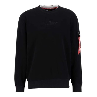 блуза,мъжки,пуловери,alpha,industries,double,layer,sweatshirt,black