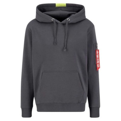 суичър,мъжки,пуловери,alpha,industries,red,stripe,hoodie,grey,(grey)