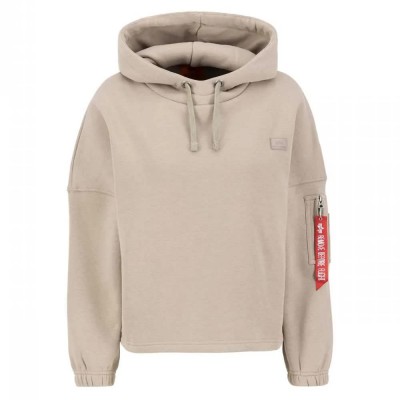 суичър,дамски,блузи,alpha,industries,x,fit,label,os,hoodie,beige