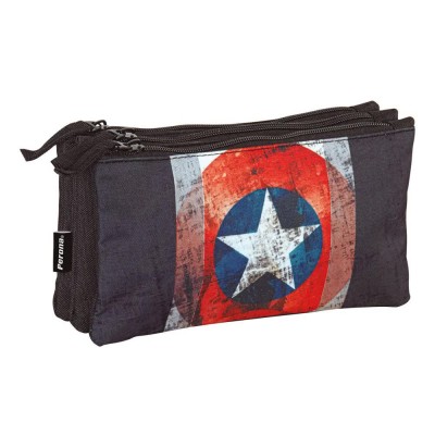 канцеларски,принадлежности,capitan,america,heritage,pencil,case,grey,(multicolor)
