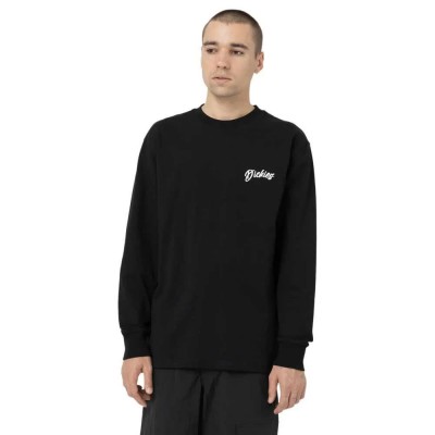 тениска,мъжки,тениски,dickies,dighton,long,sleeve,t,shirt,black,(black)