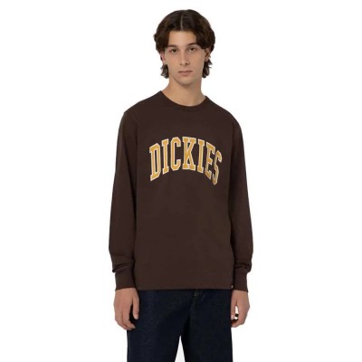 тениска,мъжки,тениски,dickies,aitkin,long,sleeve,t,shirt,brown