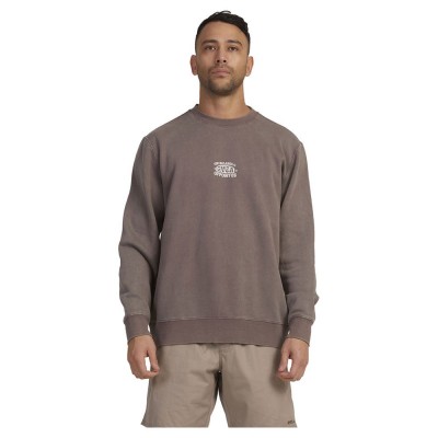 блуза,мъжки,пуловери,rvca,head,quarters,sweatshirt,brown