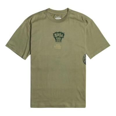 тениска,мъжки,тениски,rvca,scorched,short,sleeve,t,shirt,green,(agave)