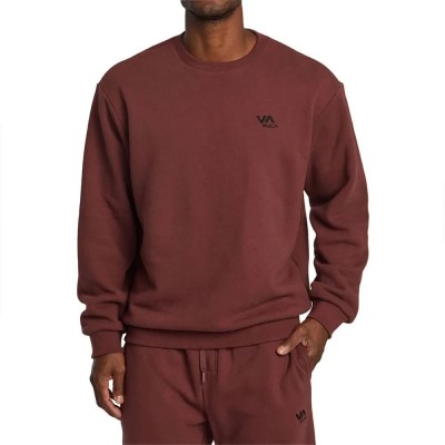 блуза,мъжки,пуловери,rvca,va,essential,sweatshirt,red,(burgundy)