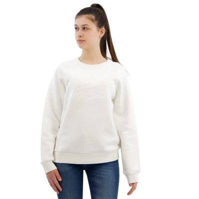 блуза,дамски,блузи,lacoste,sf0852,sweatshirt,white,(farine)