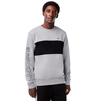блуза,мъжки,пуловери,lacoste,sh1433,sweatshirt,grey