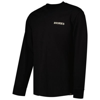 тениска,мъжки,тениски,dickies,hays,long,sleeve,t,shirt,black
