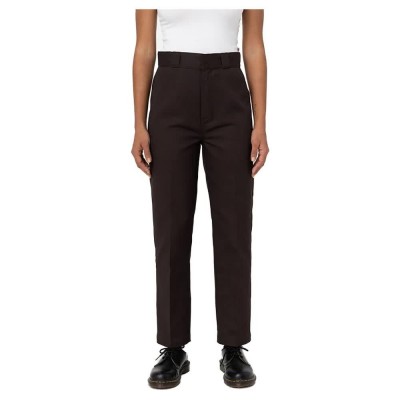 панталони,дамски,панталони,dickies,phoenix,cropped,rec,pants,dark,brown,(brown)