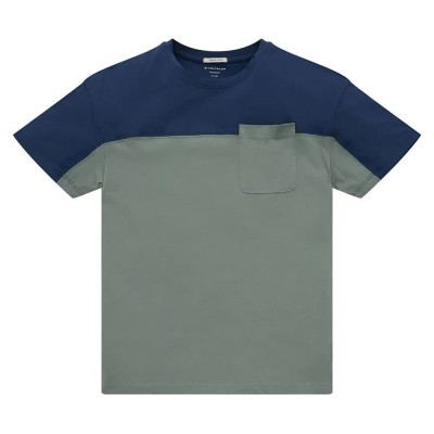 тениска,детски,тениски,tom,tailor,1031683,oversized,colorblock,short,sleeve,t,shirt,green,(dark,denim,blue)