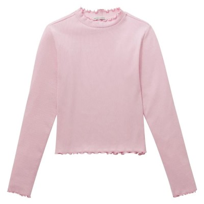 тениска,детски,тениски,tom,tailor,1037710,cropped,rib,long,sleeve,t,shirt,pink,(sweet,pink)