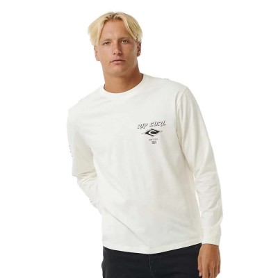 тениска,мъжки,тениски,rip,curl,fade,out,icon,long,sleeve,t,shirt,bone,(beige)