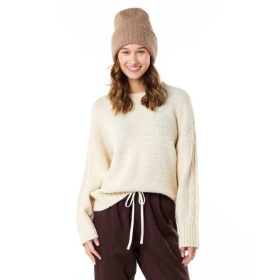 блуза,дамски,пуловери,дамски,плетени,дрехи,rip,curl,soleilo,sweater,white,(off,white)