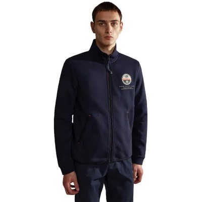 блуза,мъжки,пуловери,napapijri,b,argus,full,zip,sweatshirt,blue,marine,(blue)