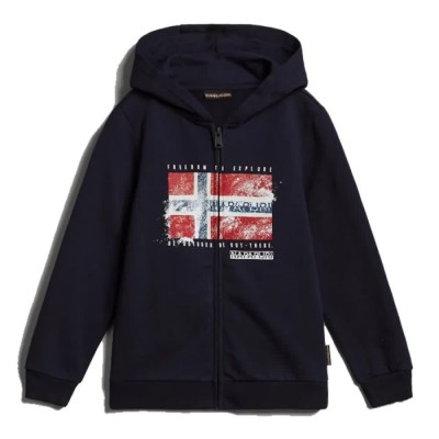 блуза,детски,блузи,napapijri,b,brunt,full,zip,sweatshirt,blue,marine,(blue)