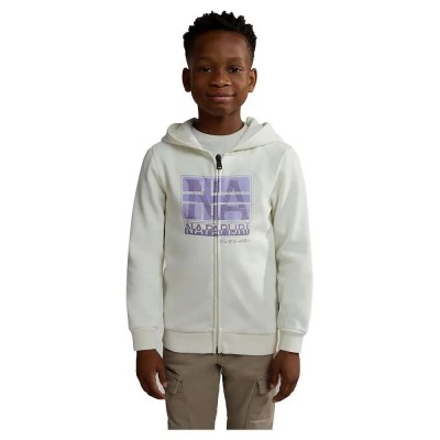блуза,детски,блузи,napapijri,b,brunt,full,zip,sweatshirt,white,whisper,(white)