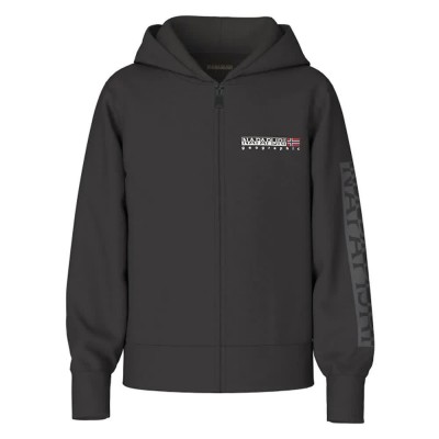 блуза,детски,блузи,napapijri,b,neutrinos,full,zip,sweatshirt,black,(black,041)