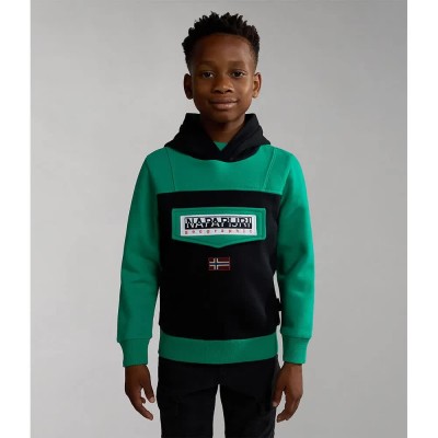 блуза,детски,блузи,napapijri,burgee,w,2,sweatshirt,green,(cb,mc9)