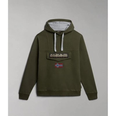 суичър,мъжки,пуловери,napapijri,burgee,winter,2,hoodie,green,(green,depths)