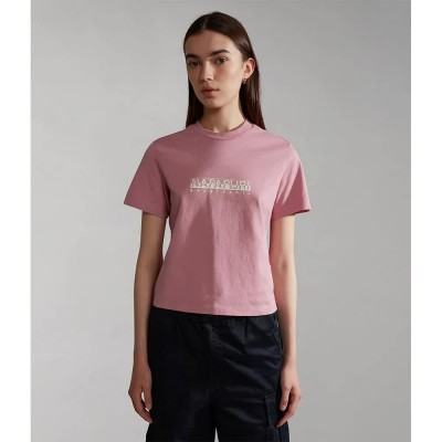тениска,дамски,тениски,napapijri,s,box,5,short,sleeve,t,shirt,pink,(pink,foxglo,p87)