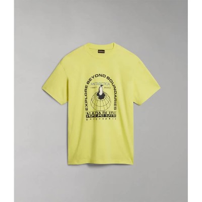 тениска,мъжки,тениски,napapijri,s,hill,1,short,sleeve,t,shirt,yellow,(yellow,limeade)