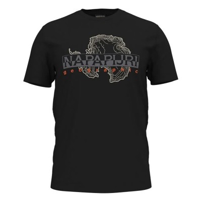 тениска,мъжки,тениски,napapijri,s,iceberg,short,sleeve,t,shirt,black,(black,041)