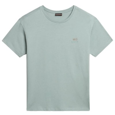 тениска,дамски,тениски,napapijri,s,nina,short,sleeve,t,shirt,grey,(green,iceberg)