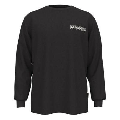 тениска,мъжки,тениски,napapijri,s,telemark,1,long,sleeve,t,shirt,black,041,(black)