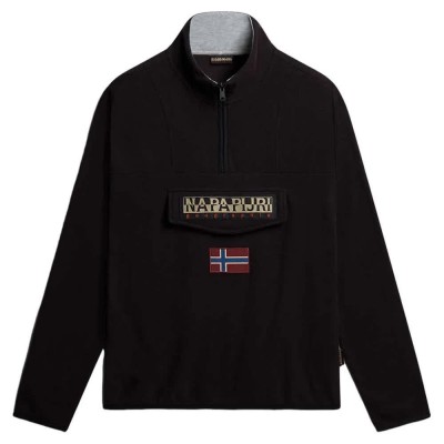 блуза,мъжки,пуловери,napapijri,t,burgee,half,zip,sweatshirt,black
