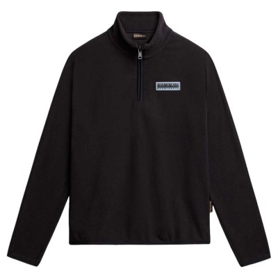 блуза,дамски,блузи,napapijri,t,iaato,half,zip,sweatshirt,black