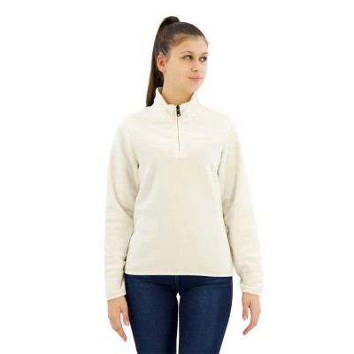 блуза,дамски,блузи,napapijri,t,iaato,half,zip,sweatshirt,beige,(white,whisper)