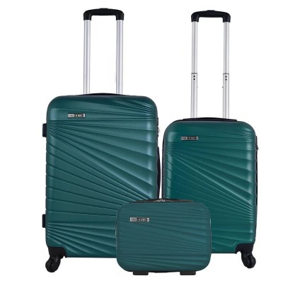 куфари,wellhome,wh4177,trolley,bag,3,units,green,(green)