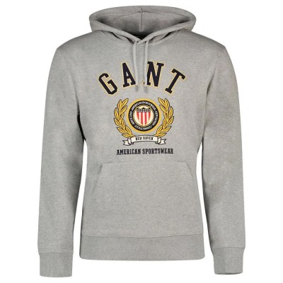 суичър,мъжки,пуловери,gant,crest,hoodie,grey,(grey,melange)
