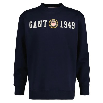 блуза,мъжки,пуловери,gant,crest,sweatshirt,blue,(evening,blue)